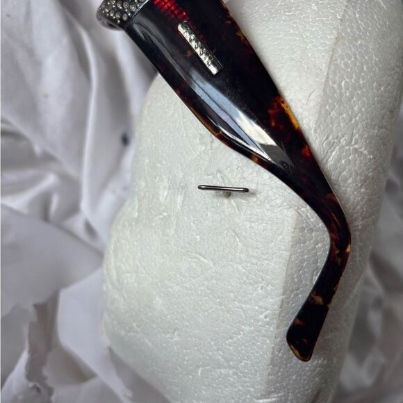 Fossil Sunglasses Reesa Tortoise frames crystal  Rhinestone eyewear accessory - Picture 3 of 7